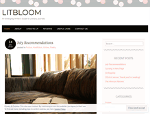Tablet Screenshot of litbloom.com